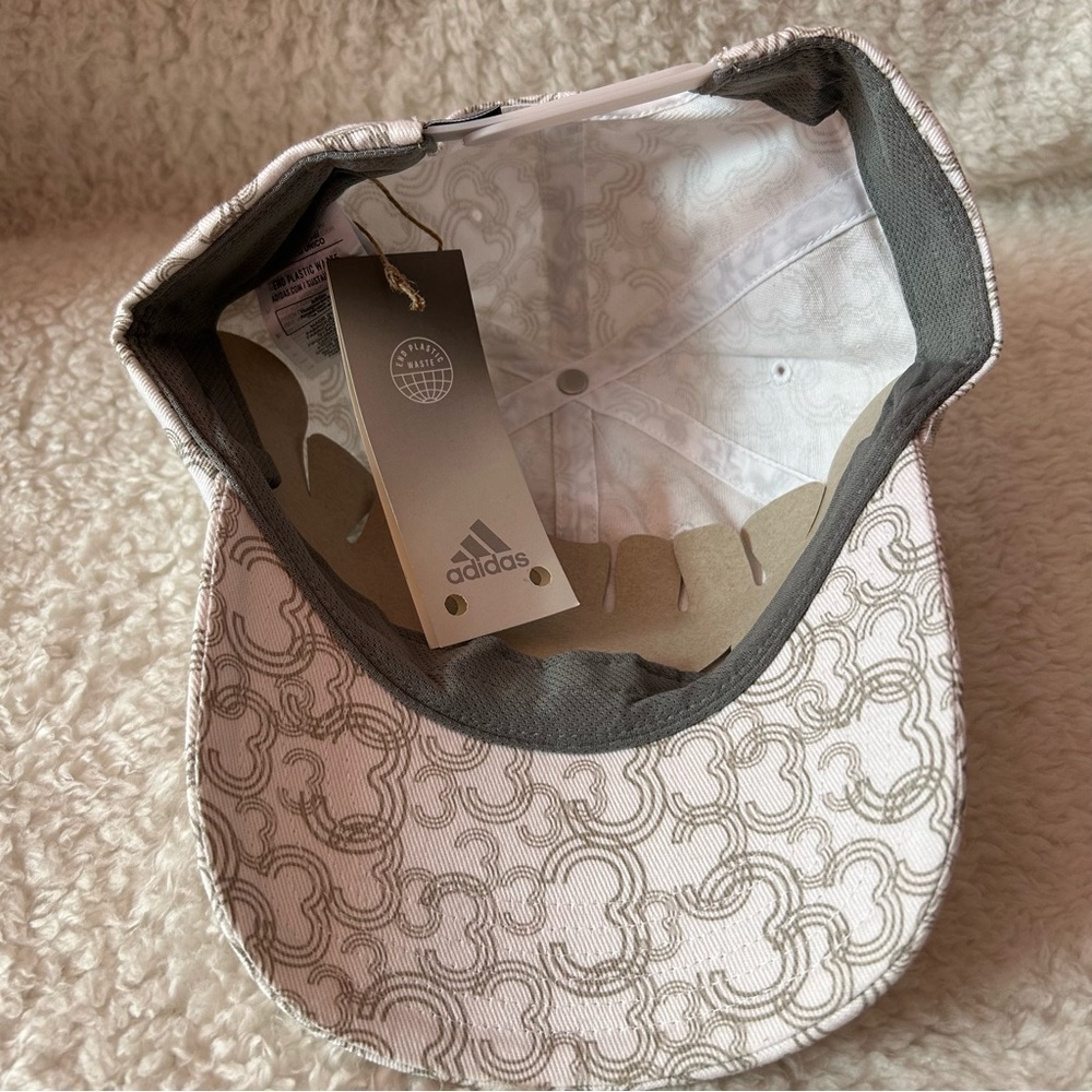 Adidas Women’s 3 Par Golf Dad Cap Cream & Tan NEW - Picture 4 of 4